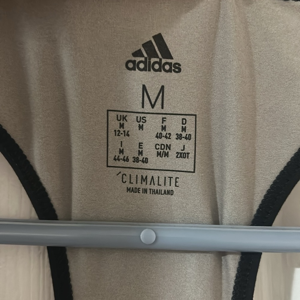 Adidas Gray Racerback Tank - Picture 2 of 3